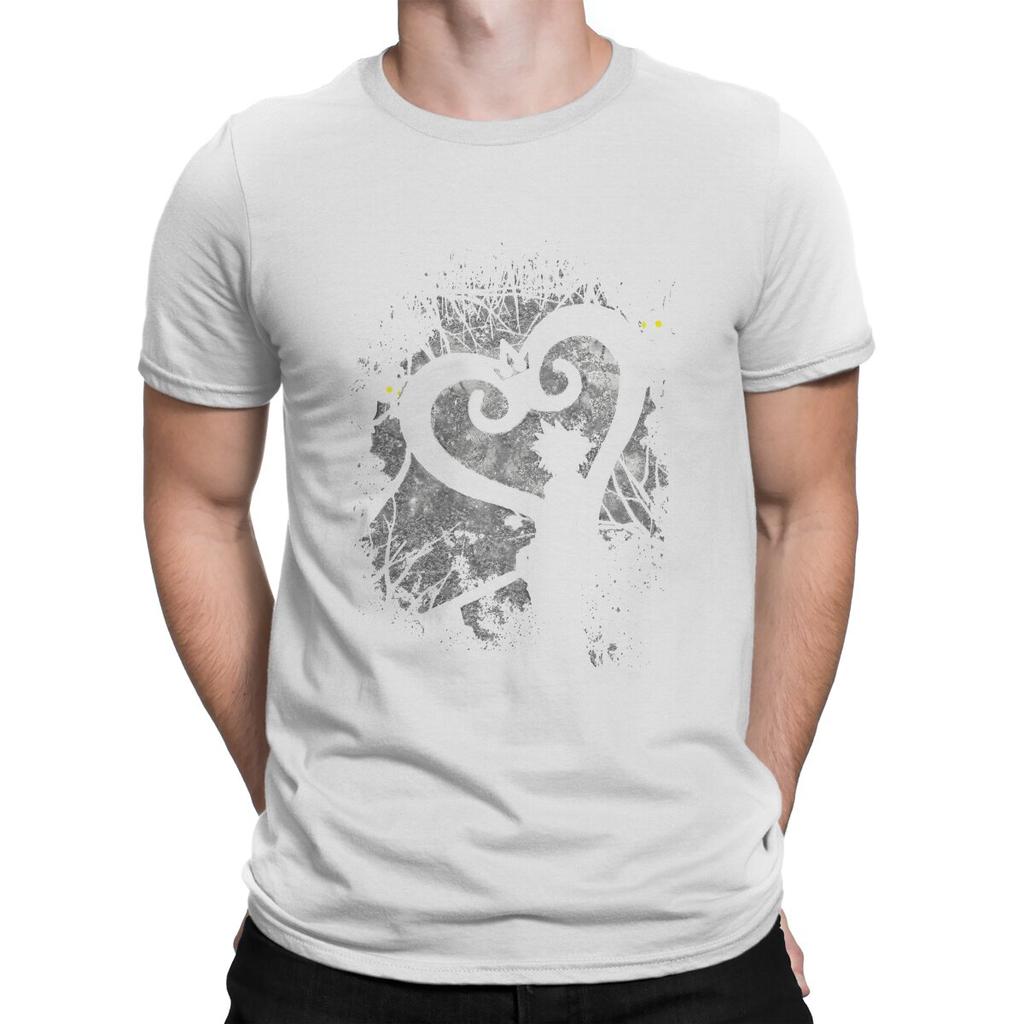 The Keyblade Chosen One Classic  Unisex T Shirts Kingdom Hearts Riku Game Vintage Tees Short Sleeve Round Collar TShirts Gift