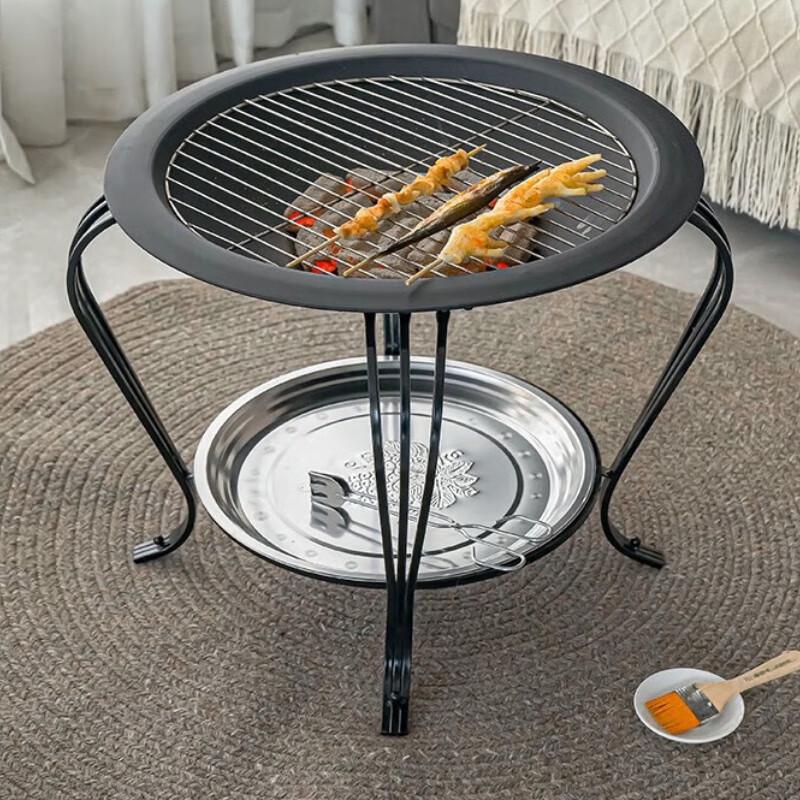 Portable Multifunction Charcoal Brazier with Grill
