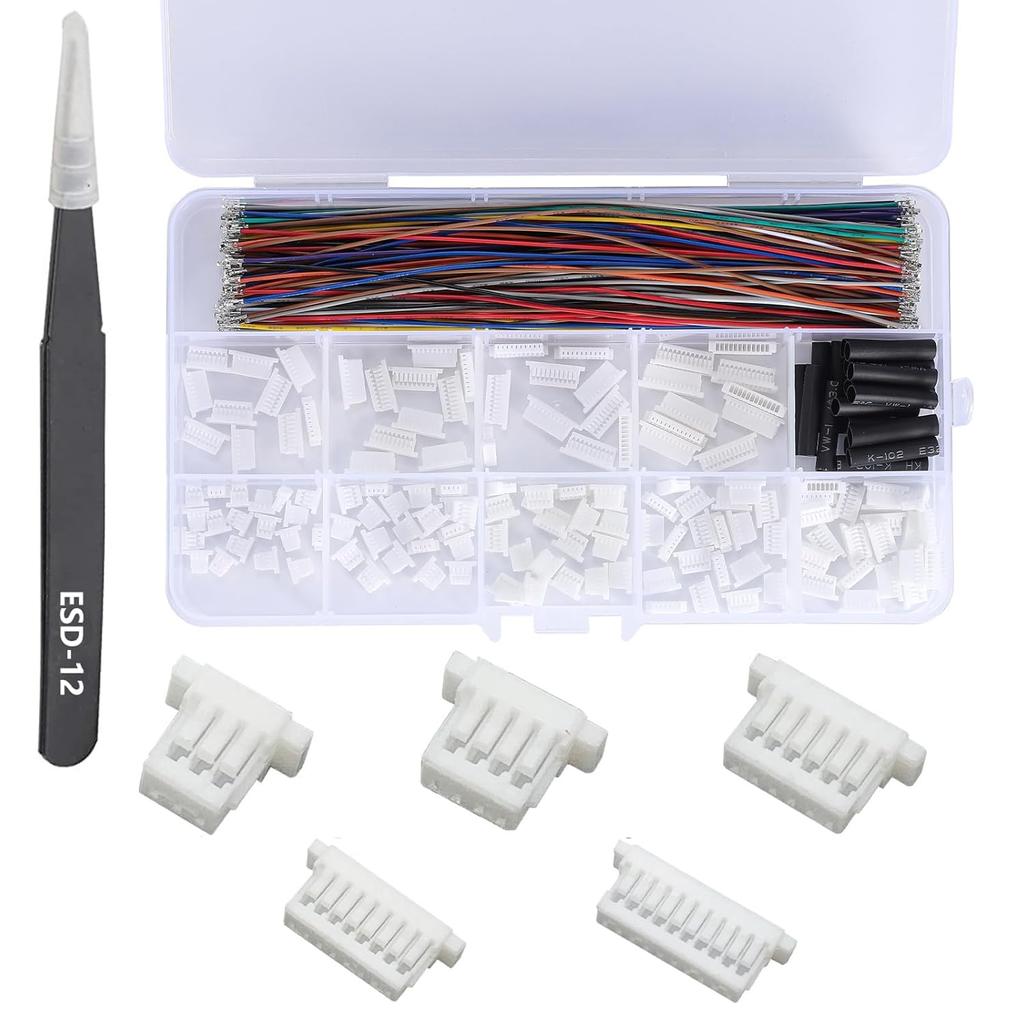 PENGLIN JST SH 1.0mm Connector Kit 310 Pieces with 28AWG