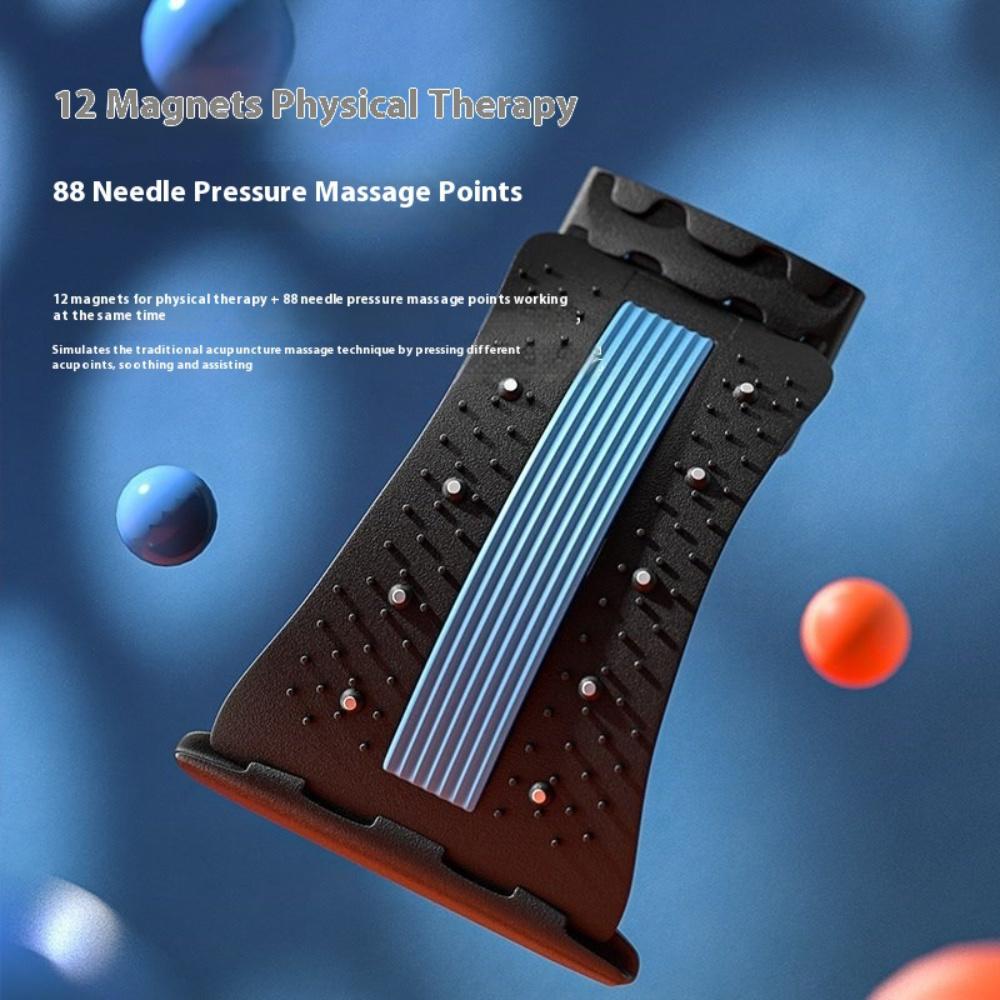 Home Back and Lumbar Stretching Device Yoga Fitness Waist Stretching Massager Back Exercise Traction Back Opening Device