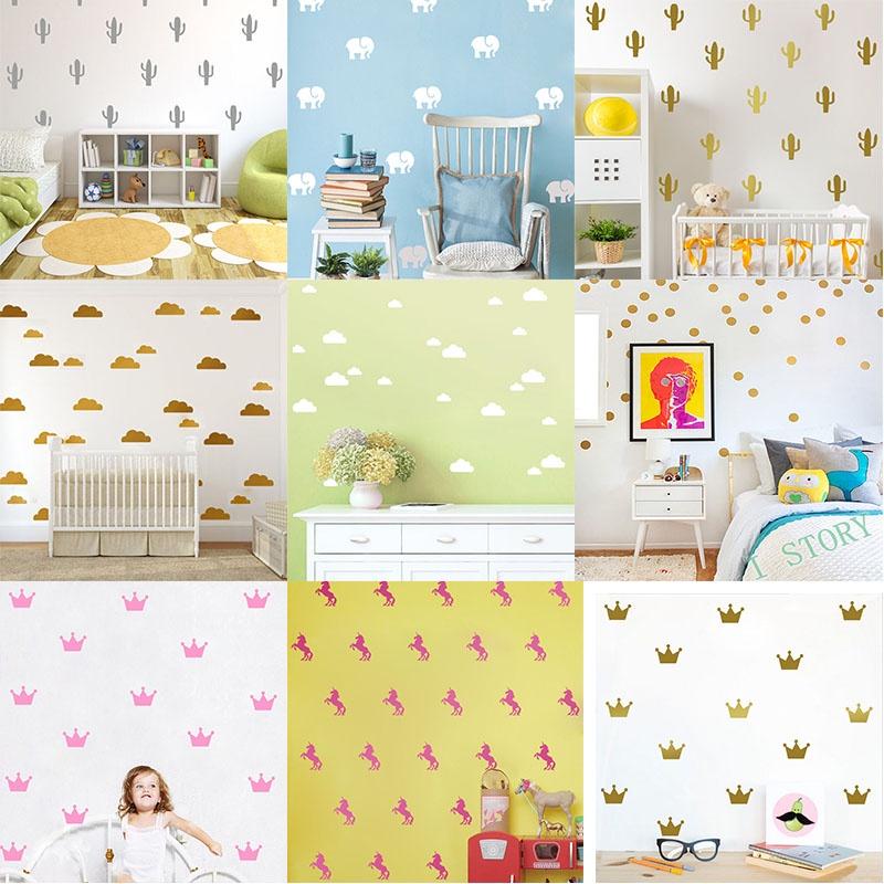 Cute Removable Mural Wall Stickers Decals Kids Baby Nursery Room Home Decoration
