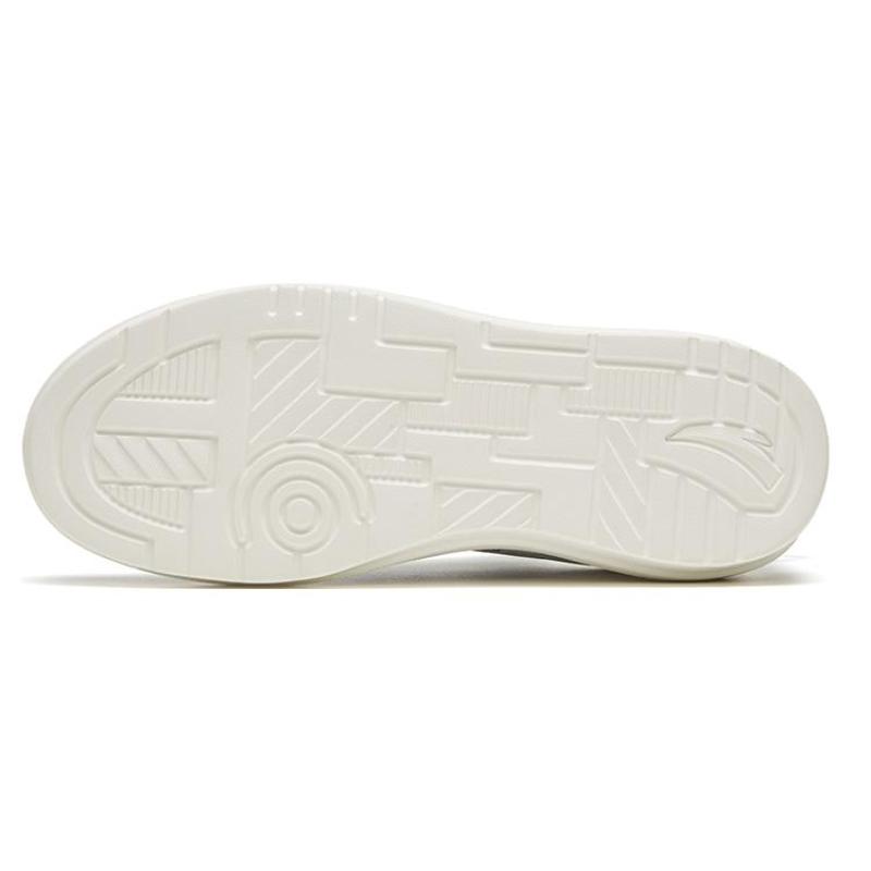 Anta Anti-Slip Wear-Resistant Low-Top Skateboard Shoes Women's White Black Sneakers 922328060-4