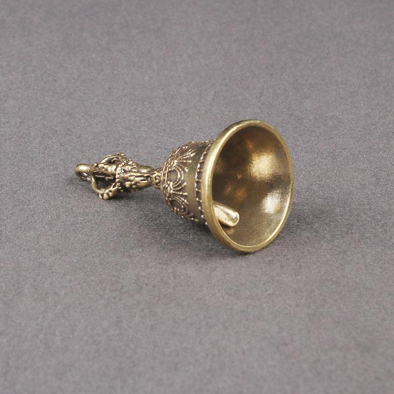 1Pc Brass Bronze Bell Handicraft Die-casting Drop Bell Christmas Home Decoration Creative Gift Accessories