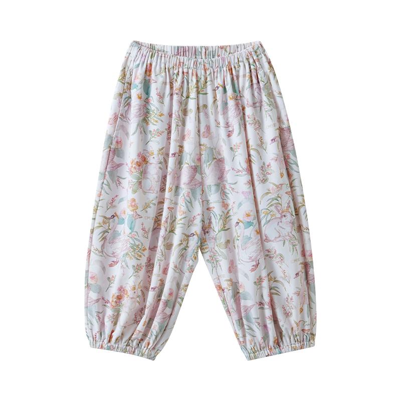 EMXEE Kids  2026 Summer Cool Anti-Mosquito Long Pants 100 cm (2-3Y)
