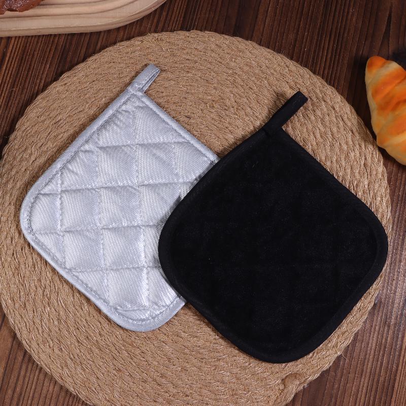 סט אחד כפפות תנור כפפות מיקרוגל כפפות עמידות לטמפרטורה גבוהה כפפות פוליאסטר כלי אפייה למטבח