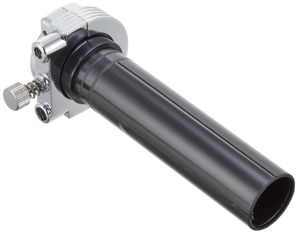 Kijima HD-04057 Motorcycle Parts Throttle Holder with Pipe, For 2-Pull Wires, Harley ('82-'15) Plating