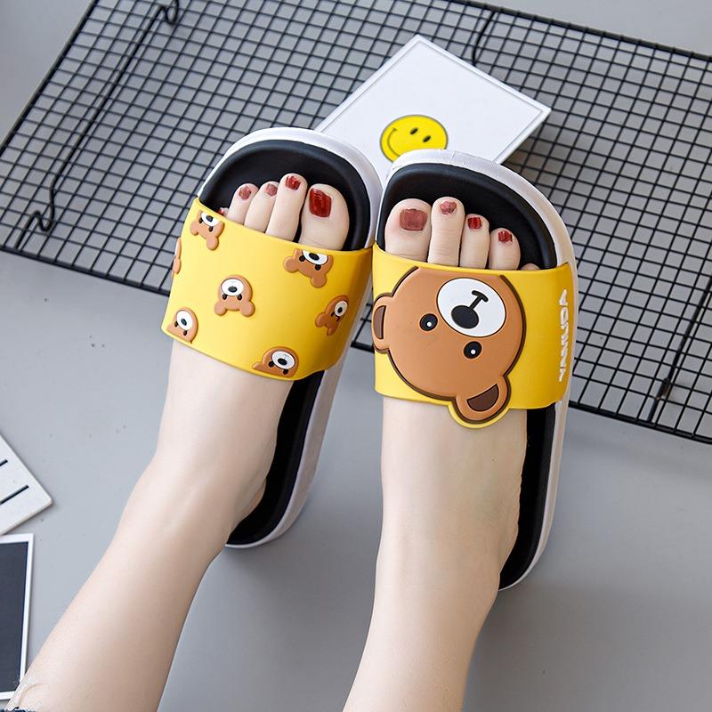 Slippers female summer new cute cartoon home indoor and outdoor wear bathroom bath sandals female beach