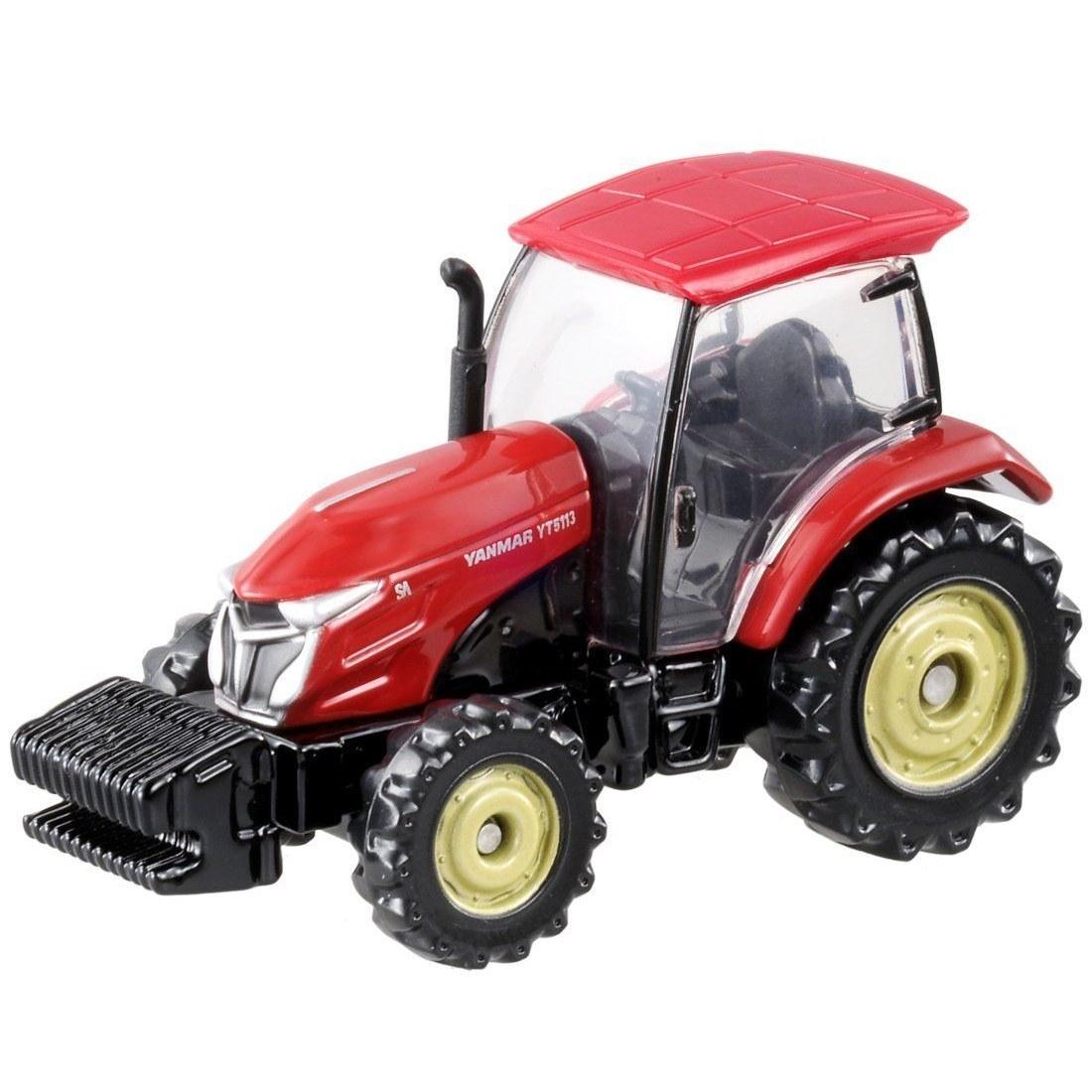 Takara Tomy Tomica No.83 Yanmar Tractor YT5113 (Box) Mini Car Vehicle Toy Ages 3 Up Boxed Safety Standards Compliant ST Mark Certification