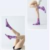 Autumn and Winter Tie Dye Yoga Five Finger Socks for Women New Style Anti Slip and Sweat Absorbing Mid Tube Pilates Socks Personalized and Versatile