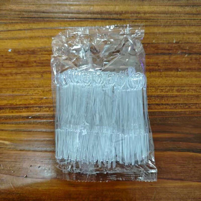 ZISIZ Disposable Plastic Heart Fruit Picks