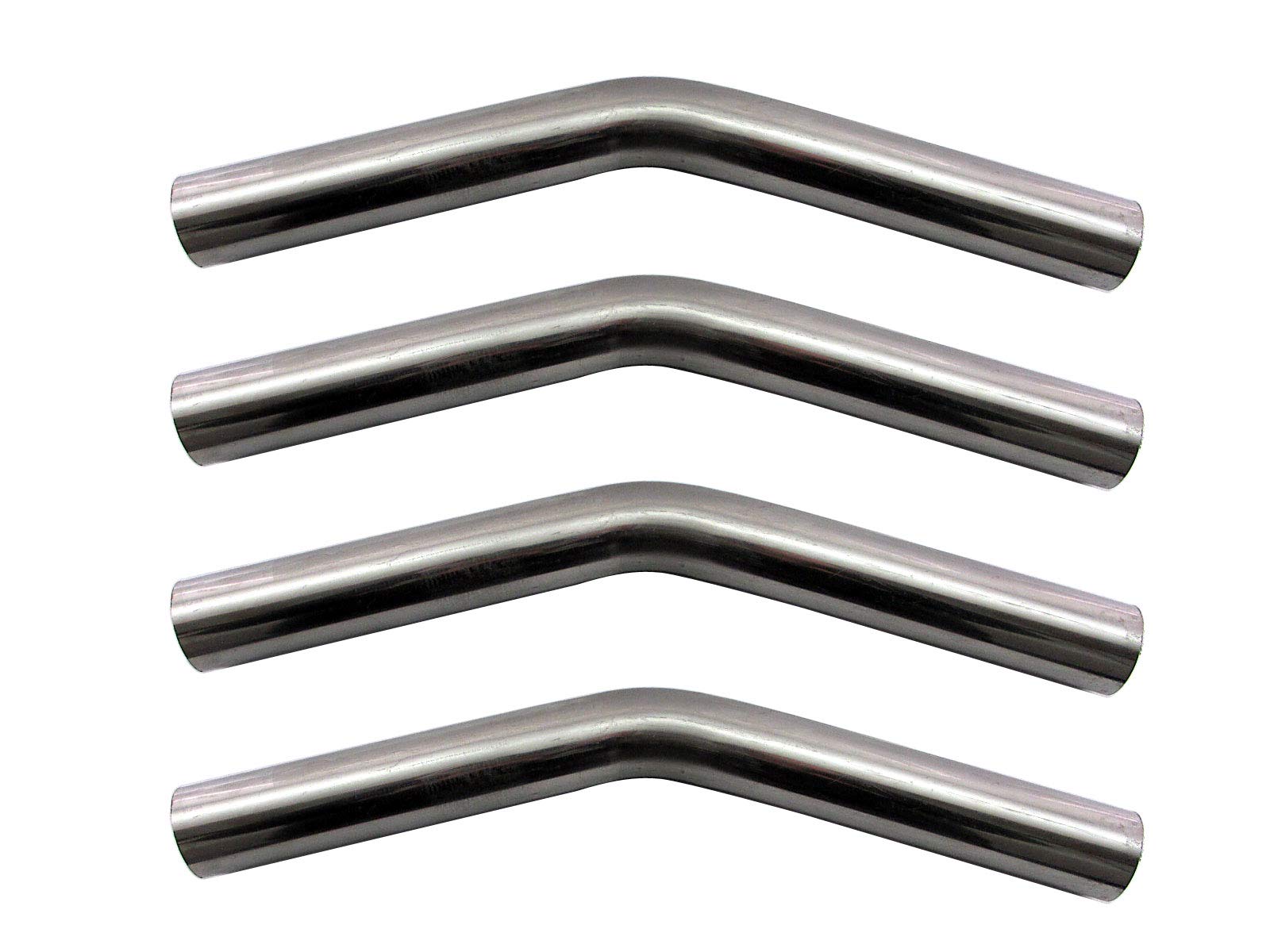 

BRIGHTZ Stainless Steel Bent 4 Pieces 51mm 51 30° Pipe, 1.2mm Thick, [CUR-PIPE-022-4PC] Diameter, 51 30°