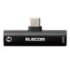 Elecom USB-C To 3.5mm Headphone Adapter with Power Delivery (60W USB PD) - Black MPA-C35PDECBK