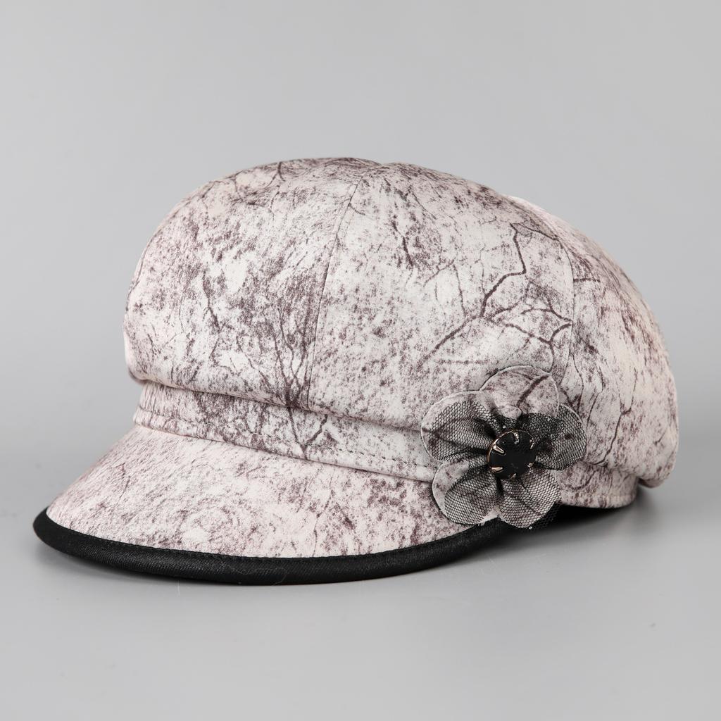 In the Elderly Hat Female Spring and Autumn Day Mother Cap Thin Cloth Hat Old Man Hat Grandma Old Lady Octagonal Hat