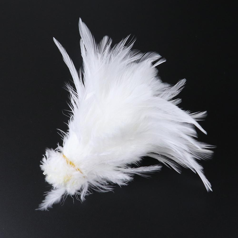 100pcs Natural Rooster Feathers 10-15cm Pheasant Feather for Crafts Fly Fish Plume Decoration Diy Sewing Accessory