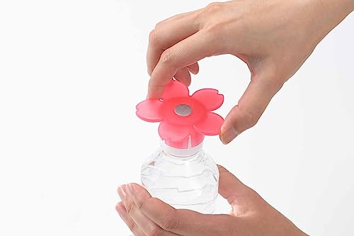 Web Exclusive Yoshikawa Plastic Bottle Opener & Drainer Stand (Pink/Blue) 4003093