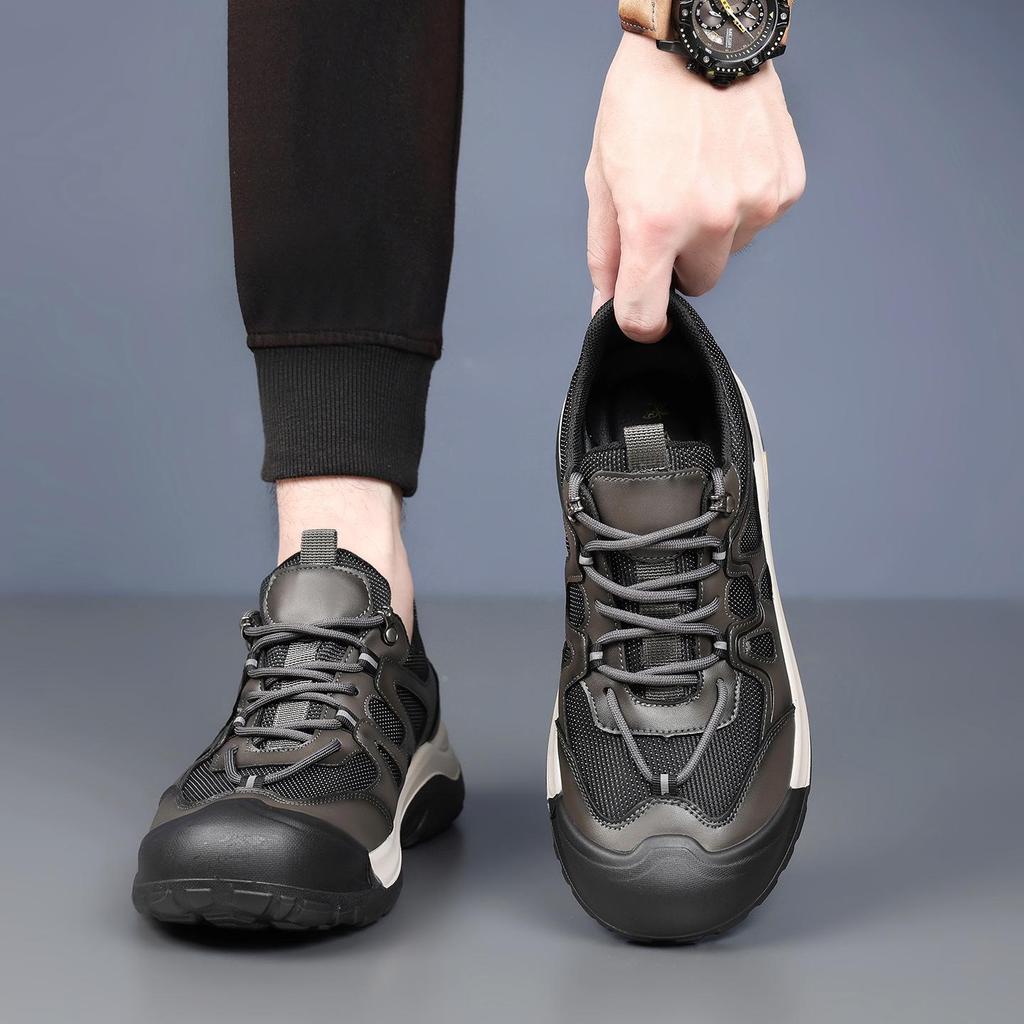 2025 Herren Retro Freizeitschuhe mit dicker Sohle - Bequeme Herbst Weiche Sohle Trendige Sneaker