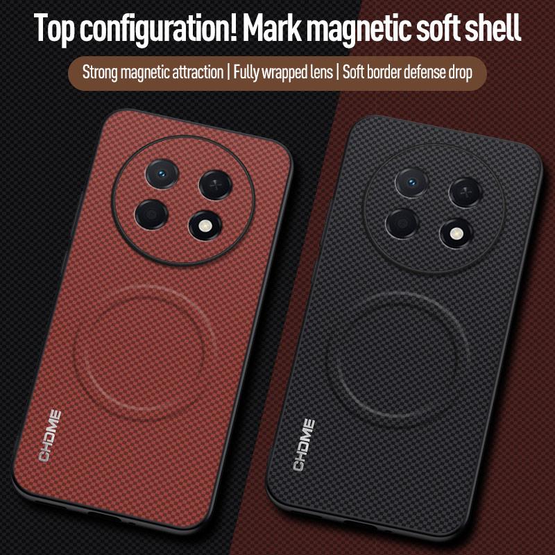 EUCAGR For Huawei Enjoy 90 Pro Max Car Magnetic Holder Phone Case For Huawei Enjoy 90 Plus Silicone Full Protective Back Cover