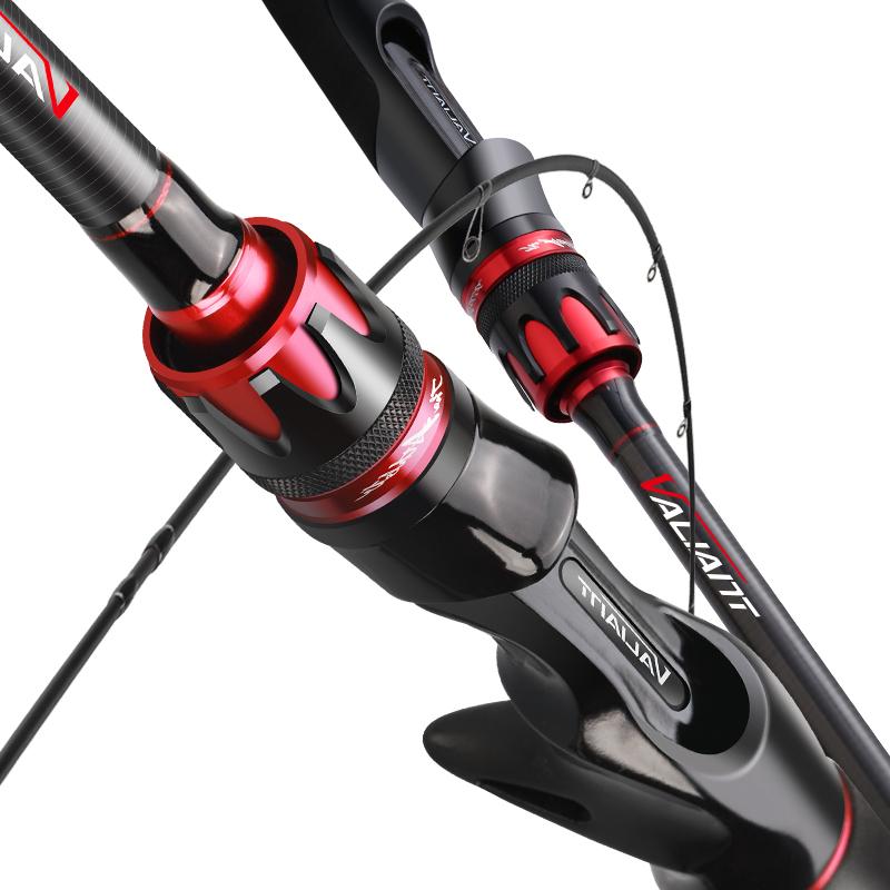 

Light Weight Competitive Mode Medium Fast Action Hollow Grip 1.8-2.4m High Carbon Spinning/Casting Fishing Rod Straight-handle Gun Handle Casting Rod Straight Handle 2.1M