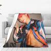 Choi San Ateez Blanket Multi-function Flannel Sofa Throw Blanket for Couch Bedding Office Throws Bedspread Quilt
