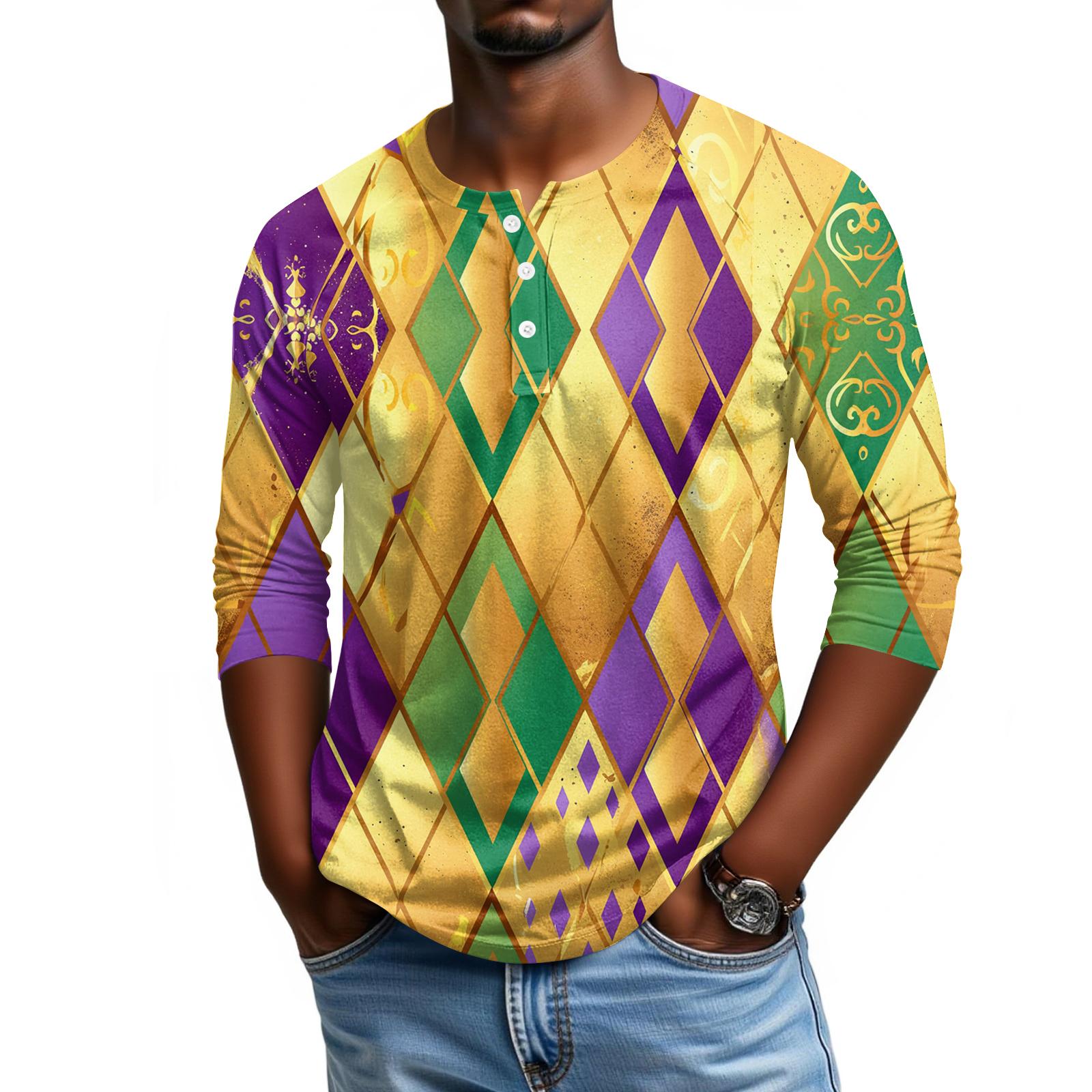 

Мужской топ с рукавом реглан и рукавом три четверти XL жёлтый