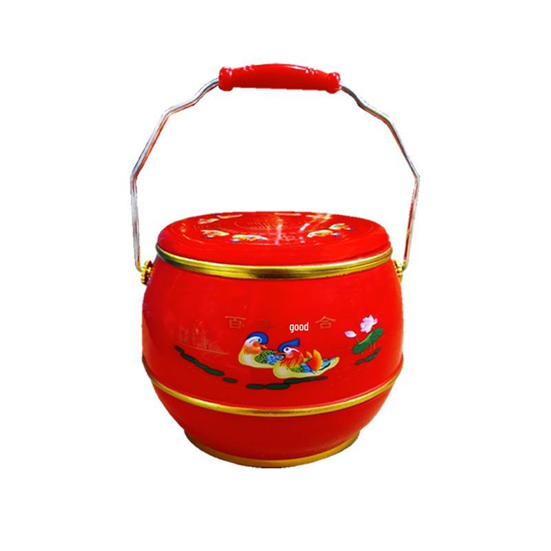 Large Plastic Bride's Dowry Bucket - Wedding Room Ornament for Harmony