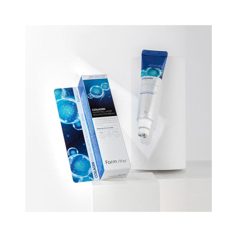 Farmstay Collagen Water Full Moist Rolling Eye Serum 25ml