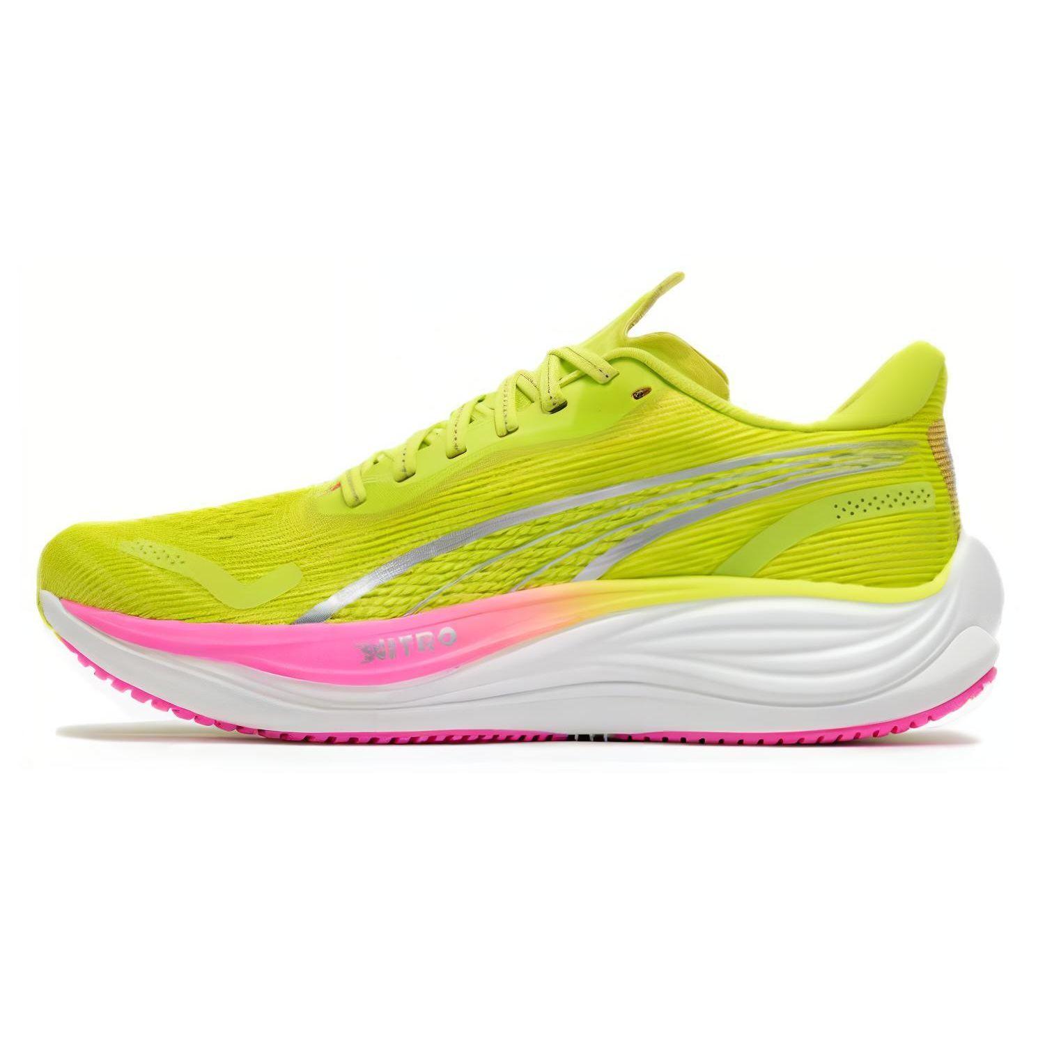 

Puma Velocity Nitro 3 Удобные Универсальные Спортивные Гоночные Нескользящие Прочные Низкие Повседневные Кроссовки для Бега Женские кроссовки Желтые 380081-02 37