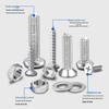 Baolian Self-Tapping Screw Set: Round, Phillips Pan Head, Nut, Cap, Washer - Sizes M2 M3 M4 M5 M6