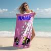 Personalized customized proof beach towel with Mafalda pattern - soft, absorbent,quick-drying,perfect swimming,camping&bathing