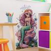 Cartoon Mermaid Wall Stickers for Girls Rooms Bedroom Decals DIY Home Decoration