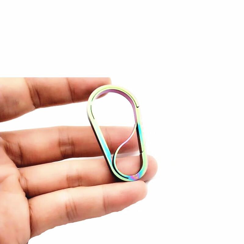 Ally Outdoor Titanium Quick Release Carabiner Keyring