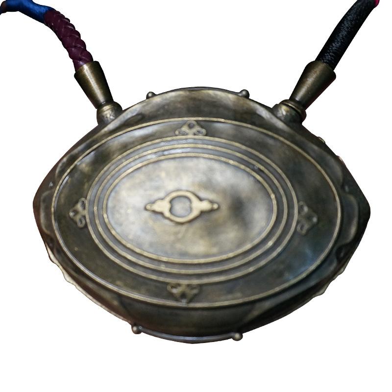 Dr. Strange Eye of Agamotto Necklace, Zinc Alloy Luminous Pendant, Cosplay Jewelry Gift for Marvel Fans