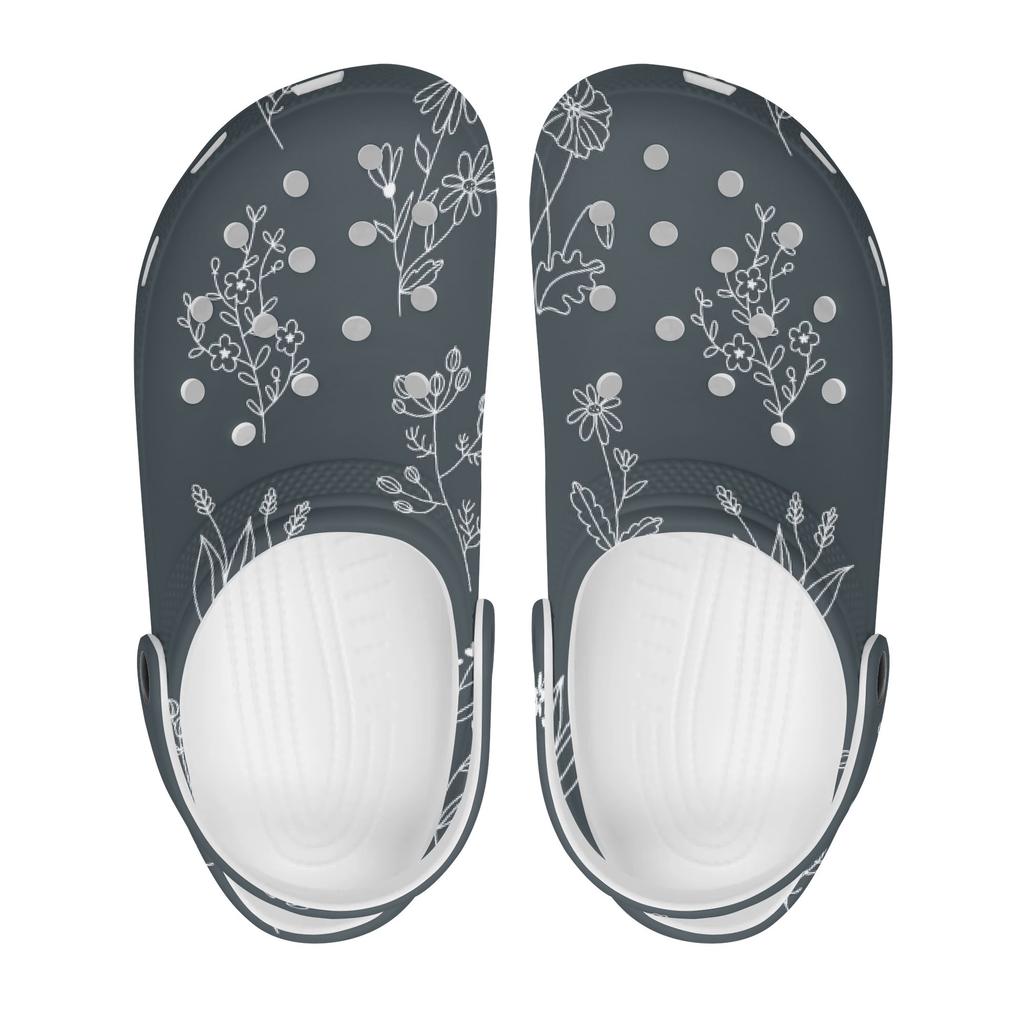 Summer Printed EVA Casual Clogs for Women Men Soft Sole Lightweight Slip On Sandals Slippers Soft Sole Summer Shoes Daily Comfort