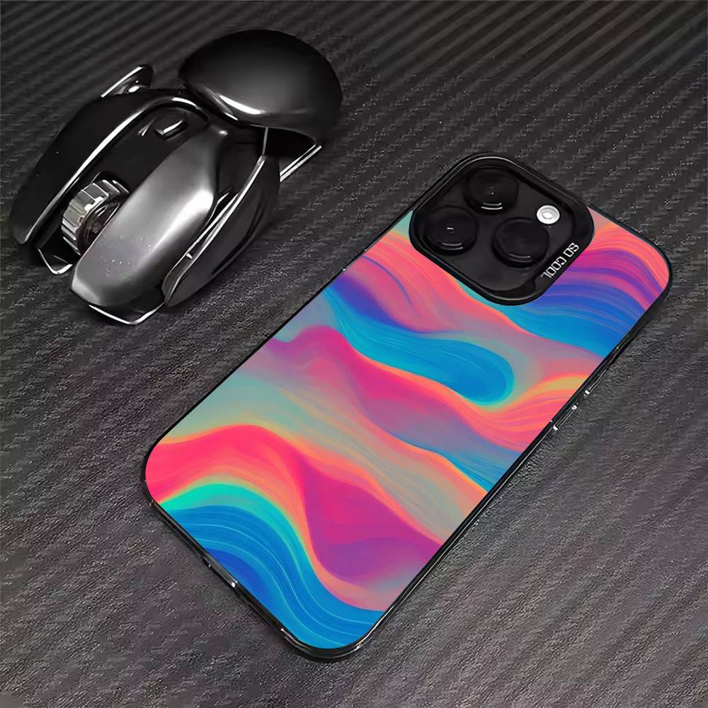 Gradient Silicone Phone Case For iPhone 17 16 15 14 13 12 11 Pro Max XS Max 7 8 Plus Shockproof Silicone Matte Cover