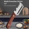 Multi-Functional Vegetable Peeler Kitchen 2 In 1 Stainless Steel Peeler With Wooden Handle And Bottle Opener