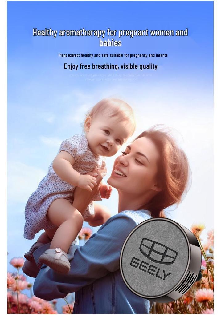 Geely Car Air Freshener: Perfume Ornament for Emgrand, Binyue, Xingyue, Xingyuan, Xingrui
