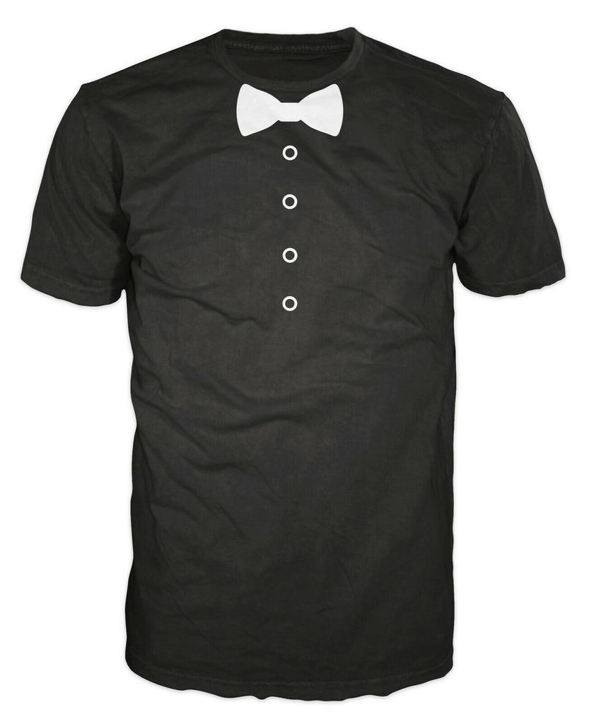 Buy Bow Ie Funny Fancy Dress Fake Imitation Stag Printing Men Tshirt