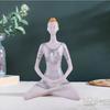 Yoga Lady Home & Office Decor Resin Fantasy Showpiece ,Multicolor