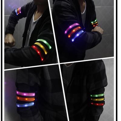 LED Armband Running Armband Flashing Safety Light Band For Running Cycling Jogging Night Walking Luminous Arm Band