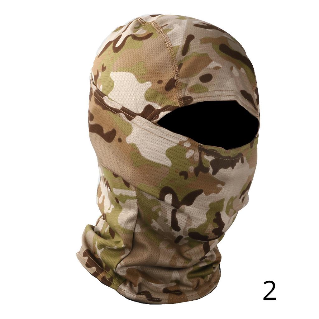 Outdoor Camouflage Camo Balaclava Army Tactical Military Ski Full Face Mask Motorcycle Bicycle Caps Full Face Mask 27 COLORS
