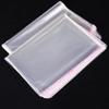 100 bucăți pungi de ambalare adezive rezistente la pete, flexibile, din plastic transparent, pungi de ambalare pentru bijuterii, consumabile de uz casnic