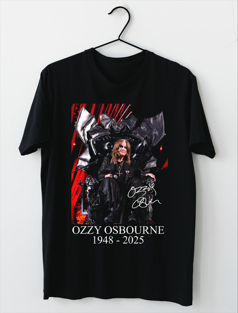 NEW Ozzy Osbourne Signature 19482026 T-shirt M