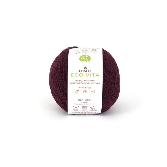 Fil Coton Recyclé - DMC - Col. 205 - 3mm - 100g - Tricot et Crochet