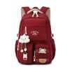 Autumn New Campus Girl Student Schoolbags Lightweight Breathable Pressure Reducing Backpacks Large Capacity Junior High School Girls Student Racksacks