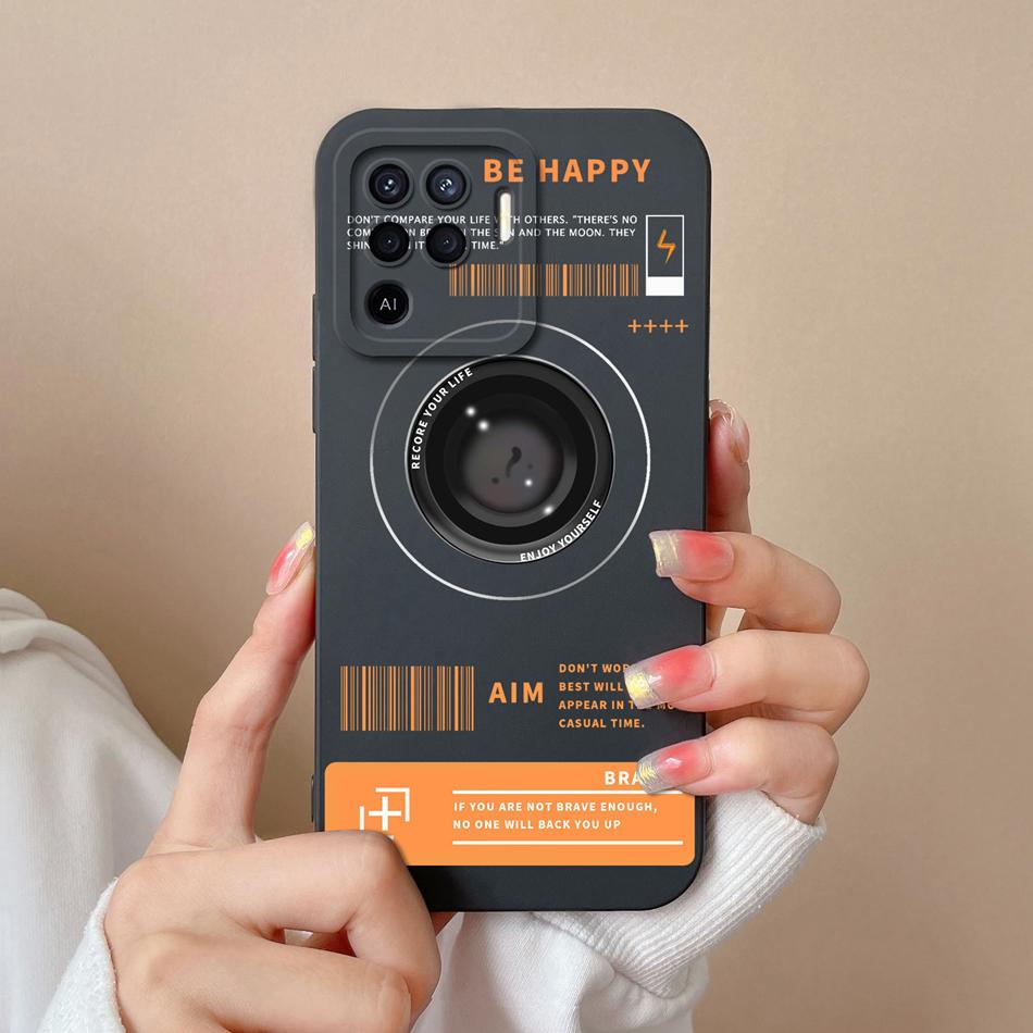 For Oppo Reno 5F 5 Lite 5Z 5K Case Cute Design Full Protection Phone Housing For Oppo Reno5 5G Soft Liquid Silicone Back Covers