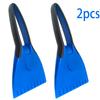 2PCS Car Ice Scrapers Silicone Car Snow Brush Soft Anti-skid Handle Ice Scraper Auto Snow Shovel Removal Car Winter Accessories
