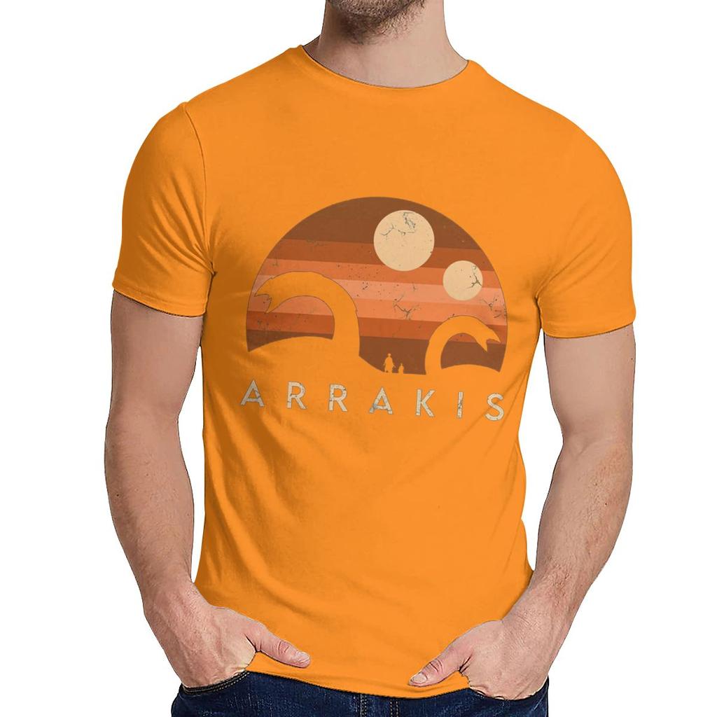 Sci Fi Movie Arrakis Sandworm Nice Cotton T Shirt Unique Design Classic Round