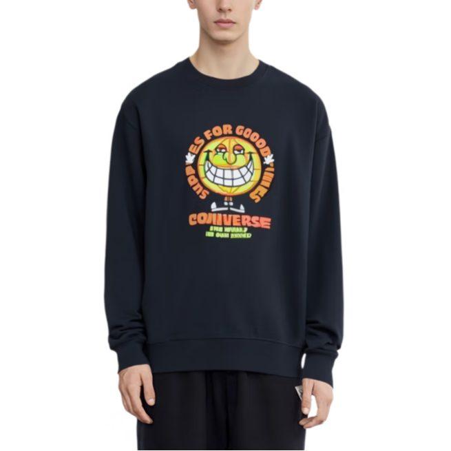 Converse Sweatshirts Men's Crew Neck Moderate Other 10022318-A01