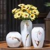 Modern Minimalist Ikebana Ceramic Vase for Living Room and Cabinet Decoration