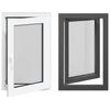 Fereastră subsol RISOR 60 x 100 cm PVC și Sticlă Antracit
